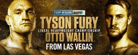 Saturday, 11 p.m. ET on ESPN+: Tyson Fury vs. Otto Wallin