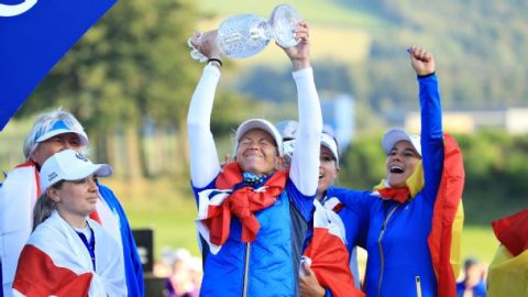 Clutch Suzann Pettersen leads Europe to redeeming Solheim Cup win