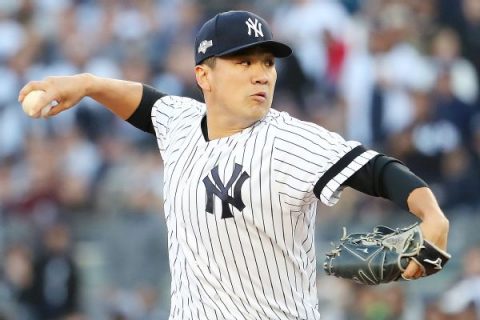 Tanaka out of hospital after taking liner off head