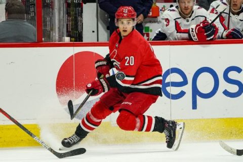 Canes’ Aho amused by team’s trolling of Habs