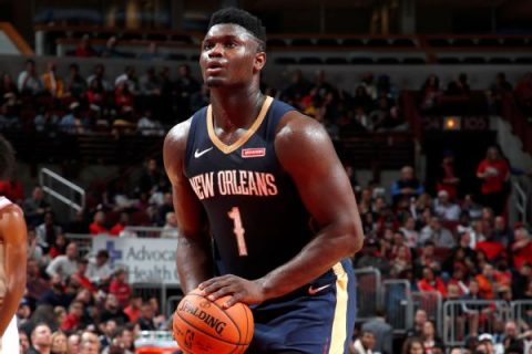 Sources: Zion (knee) expected to miss weeks