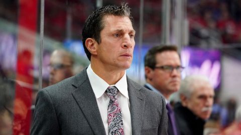 Rod Brind’Amour’s take on the NHL’s playoff format, empty arena games and his training camp plan