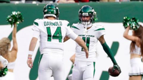 Sam Darnold’s 92-yard TD to Robby Anderson a highlight in his return