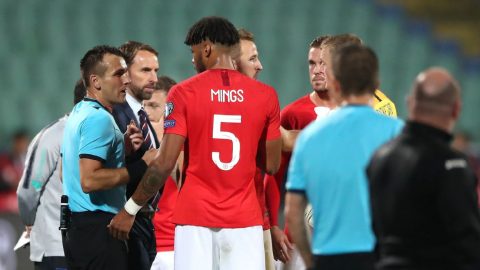 Bulgaria-England halted for UEFA racism protocol