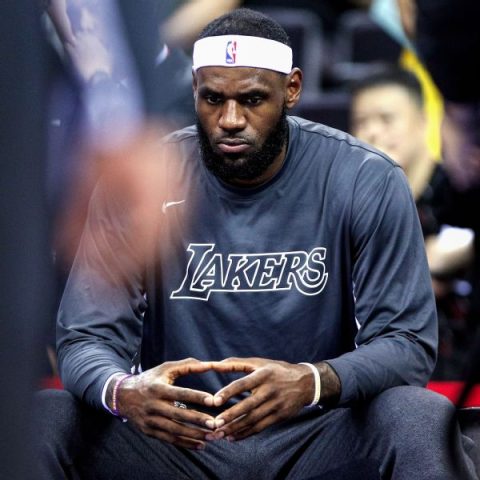 LeBron still displaced by fire, calls ordeal ‘crazy’