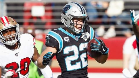Players applaud McCaffrey and his lucrative deal on social media