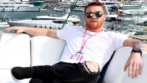 Canelo Alvarez loves puppies, giving gift bags and punching Mario Lopez