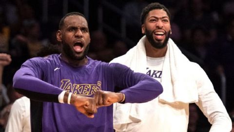 Lakers’ instant chemistry surprising to LeBron, AD
