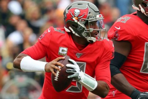 Winston is first QB with 30 pass TDs, 30 INTs