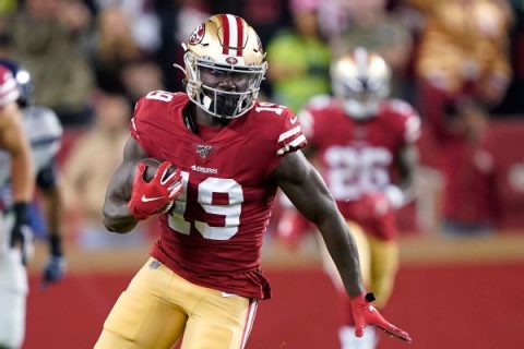 49ers’ Samuel set for surgery after breaking foot