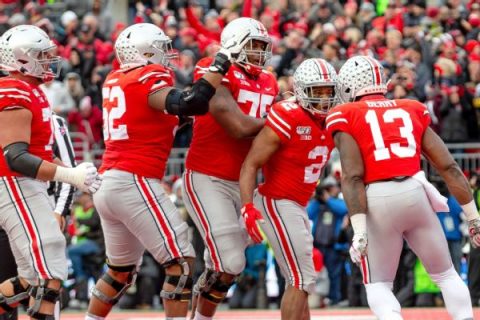 Ohio State leaps LSU for top spot in CFP rankings