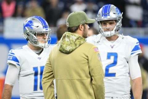 Lions to start Blough at QB for ailing Driskel