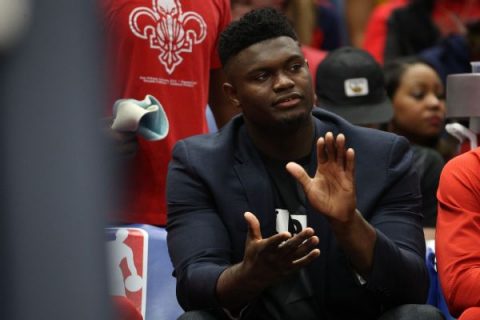 Zion enters NBA protocols, ruled out vs. Clippers
