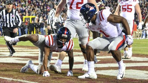 A year after his infamous leg lift, Elijah Moore looks for redemption in latest Egg Bowl