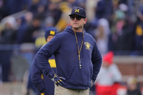Harbaugh testy after another loss to Ohio State