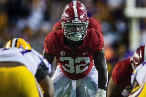 LB Moses’ return to Alabama in ’20 now in limbo