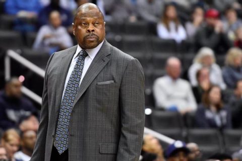 Knicks legend, Hoyas coach Ewing tests positive