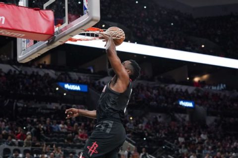 Rockets’ protest of Harden missed dunk denied