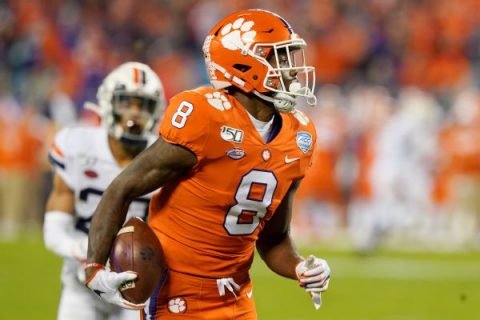 Clemson WR Ross out for ’20 with spinal issue