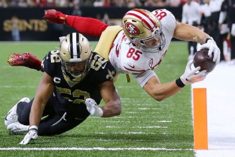 49ers earn 11th win in 94-point thriller at Saints