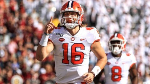 Trevor Lawrence can do it all — except get top billing at the title game