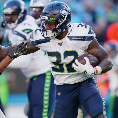 Seahawks without RBs Carson, Hyde vs. Rams