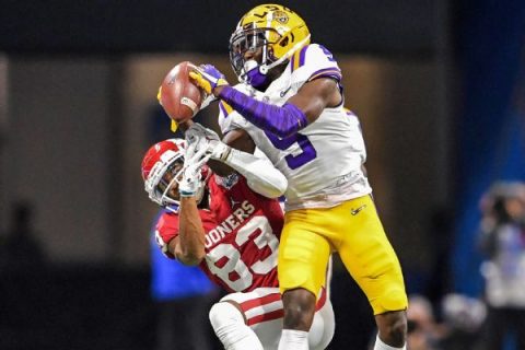 Vincent Jr., second on LSU in INTs in ’19, opts out