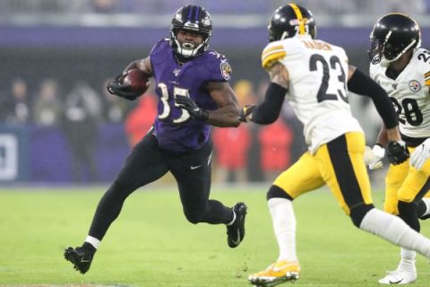 Ravens set record for rushing yards in a season