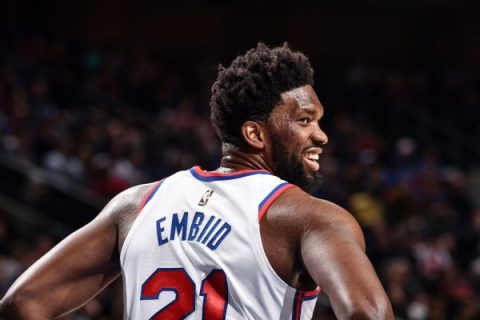 Embiid leads charge for medical staff testing