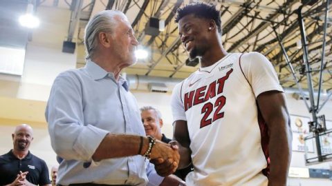 Pat Riley and Jimmy Butler have turned the Heat back on in Miami
