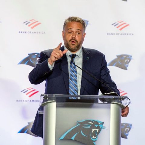 Panthers’ Rhule first to use all 7 picks on defense