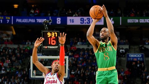 Follow live: Short-handed 76ers host rival Celtics