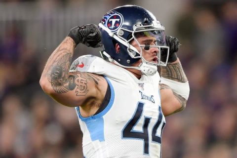 Unhappy LB Correa traded by Titans to Jaguars