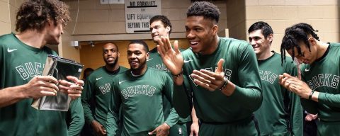 Stone Cold Stunners, King Cobras and the People’s Elbow: Inside the Bucks’ pregame routine