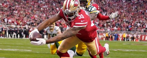 Raheem Mostert’s two rushing TDs give 49ers commanding lead