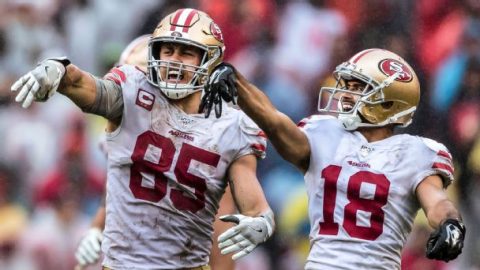 How George Kittle shows love for pro wrestling with every first down