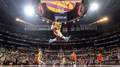 LeBron’s dunk gives us another iconic image