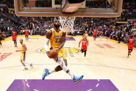 Lakers still in awe over LeBron’s Kobe tribute slam