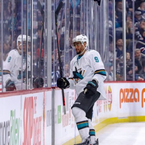 Sharks’ Kane rips NHL after getting 3-game ban