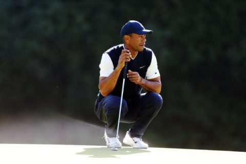 Tiger balloons to 76, says he felt ‘stiff’ at Riviera