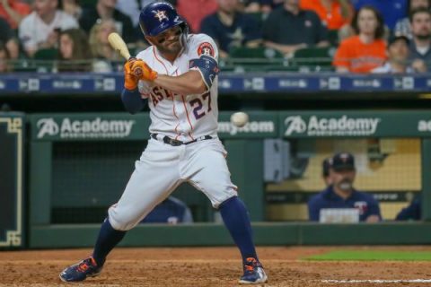 Sportsbook sets O/U on Astros plunkings at 83.5