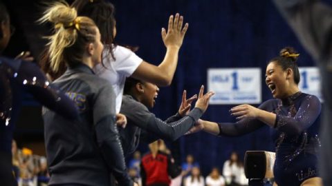 UCLA gymnast Grace Glenn makes history with beam routine