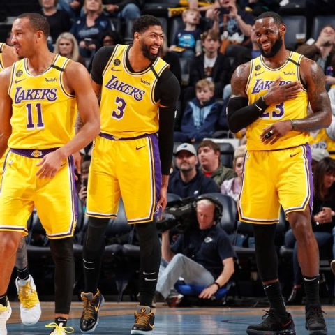 Virtual workouts help tight-knit Lakers stay close
