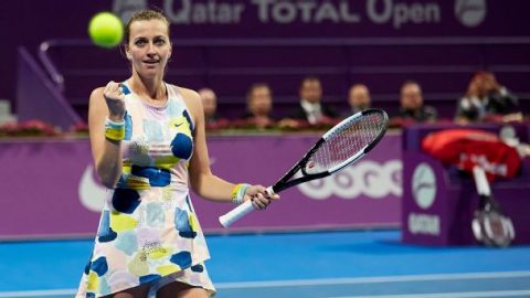 Kvitova trending up, Medvedev down as tennis’ wild month begins