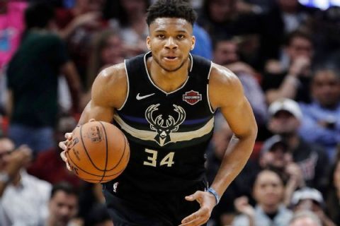 Giannis out at least two games with knee sprain