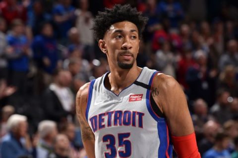 Sources: Pistons’ Wood tests positive for virus