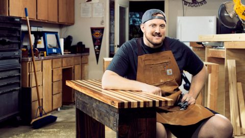 NFL’s Ron Swanson settles into woodworking hobby
