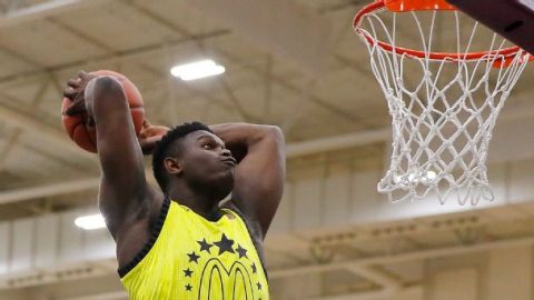 Watch Zion, LeBron and other NBA stars in their high school dunk contests