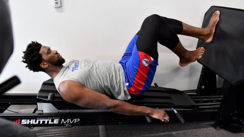 When there’s nowhere to work out, NBA teams are bringing the gym to the players