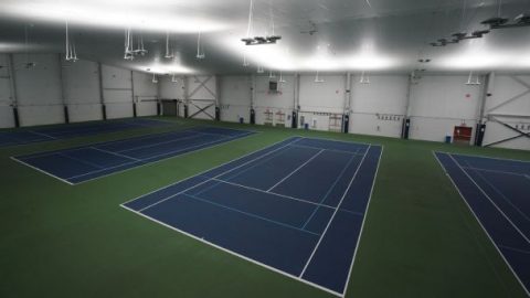 How the home of US Open is transforming into a makeshift hospital